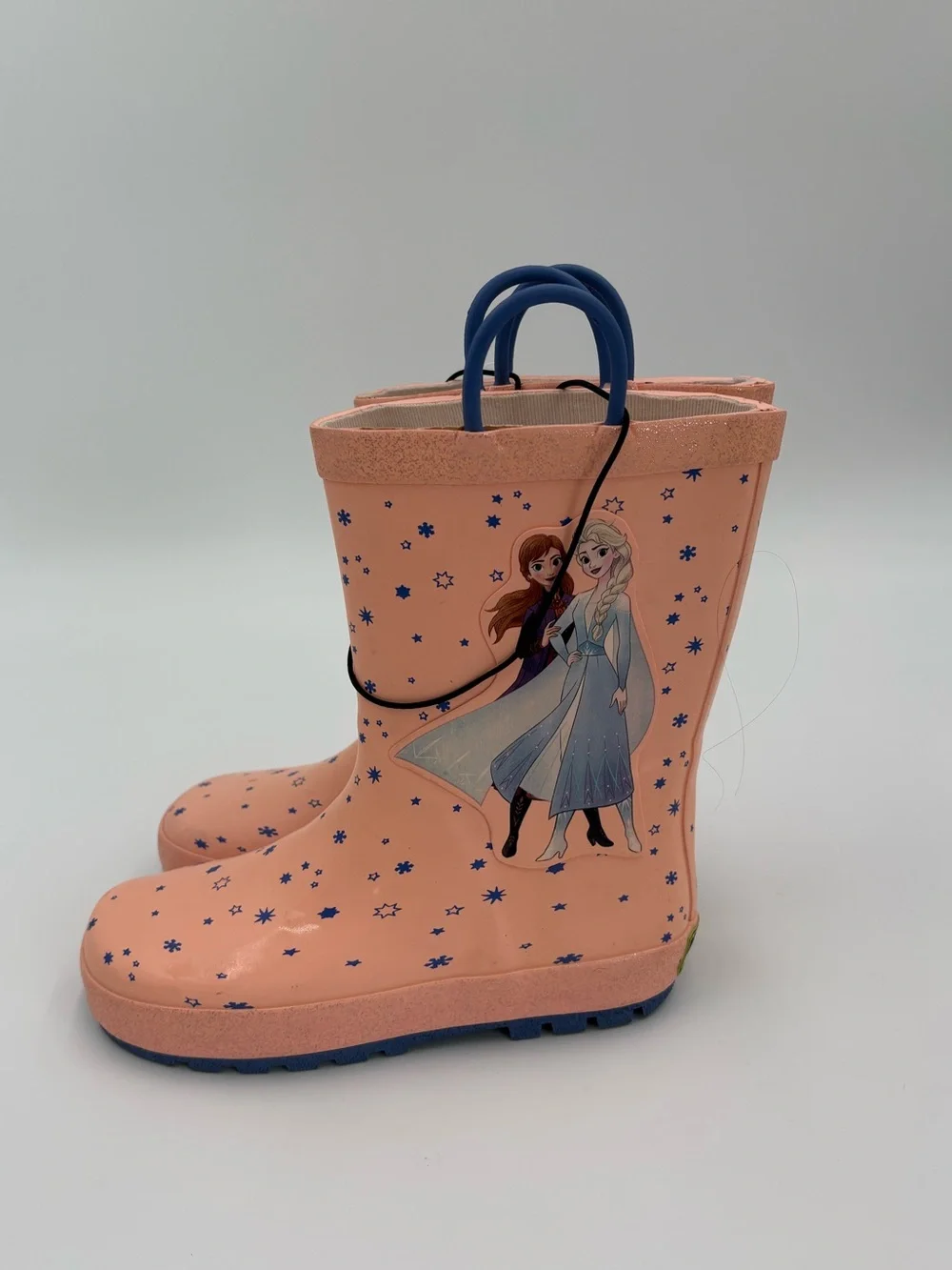 Western Chief Disney Frozen 2 Rain Boots Girls 12 Pink Anna Elsa NWT